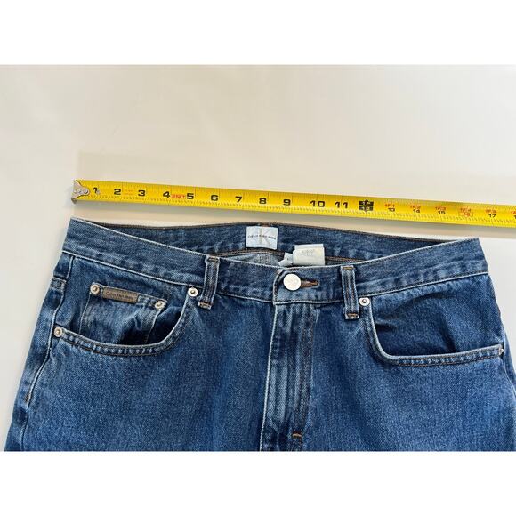 Vtg Calvin Klein Bootcut Jeans Medium Wash 5-Pockets Womens Size 12 Casual - Picture 13 of 15